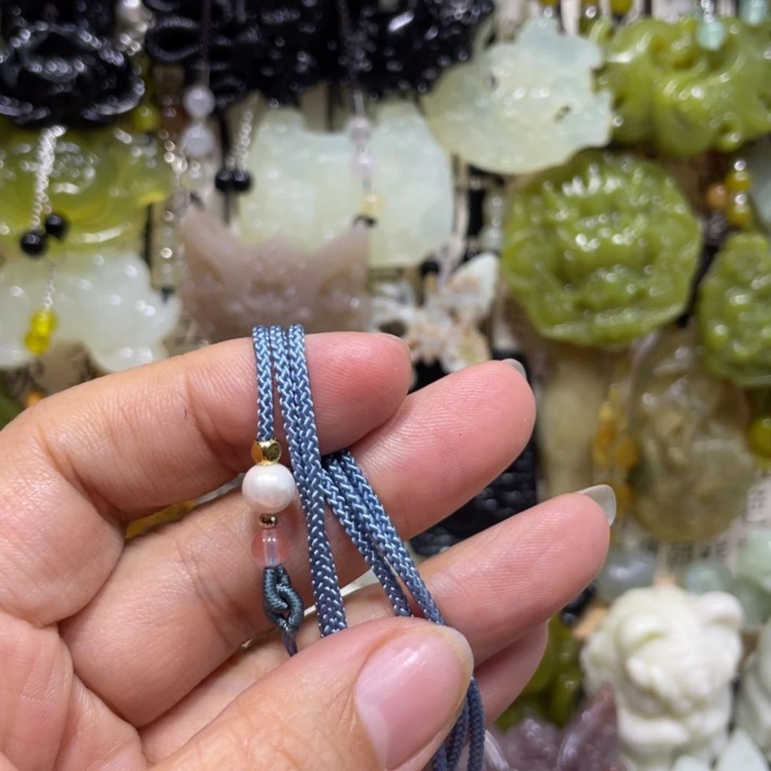 【闪购商品】岫玉颈饰未镶嵌白*25提留