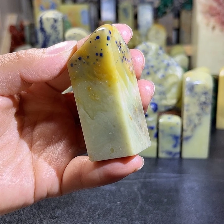 昌化石印石青田蓝星