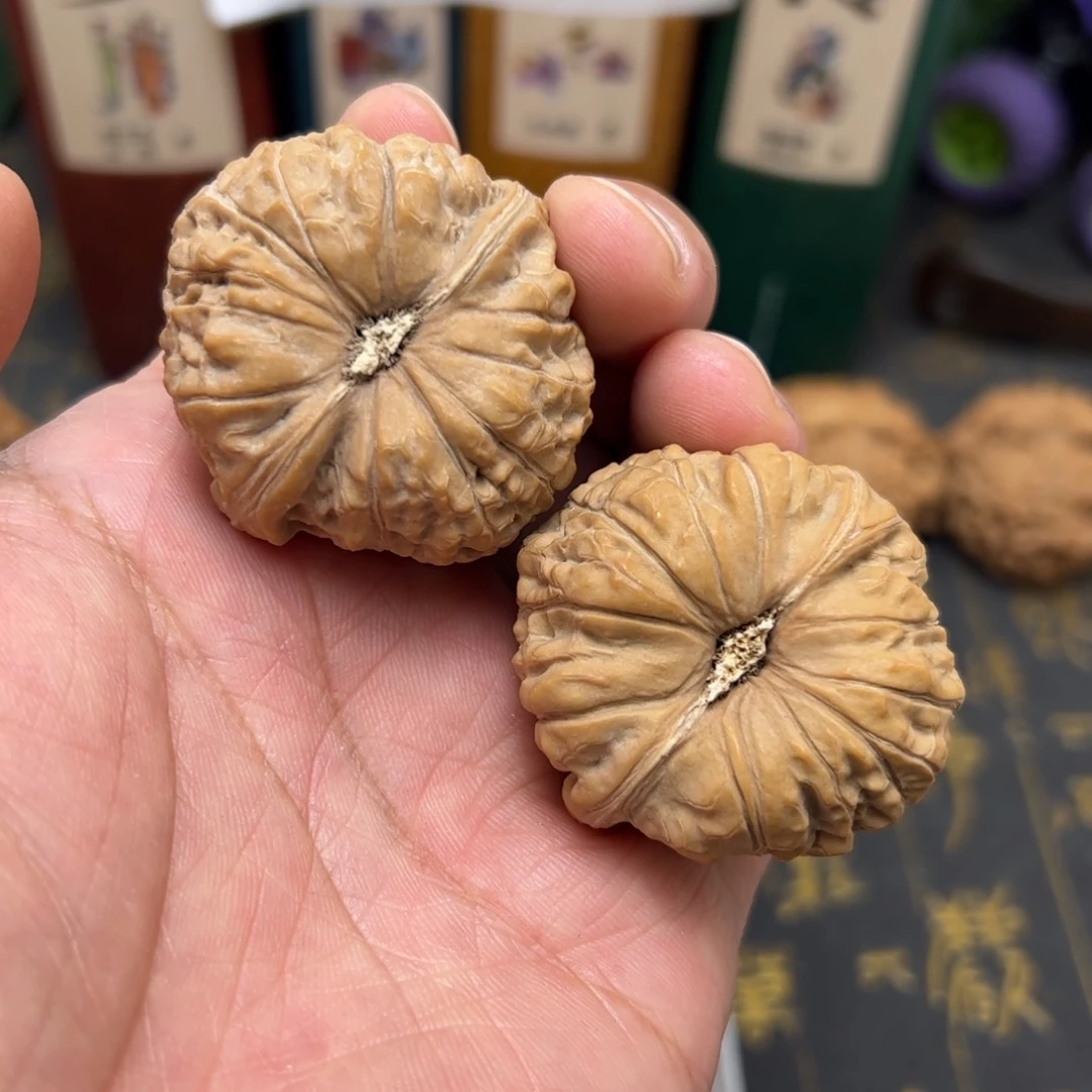 文玩核桃把件41南瓜墩全品