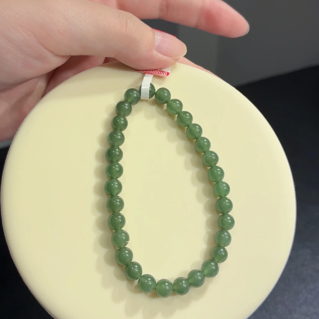 未镶嵌手链翡翠油青卡6.3