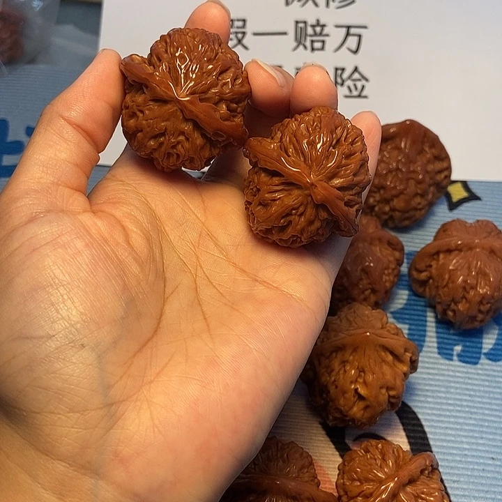 吊坠文玩核桃39白狮子