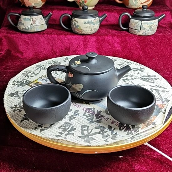 建水紫陶全品茶壶4号