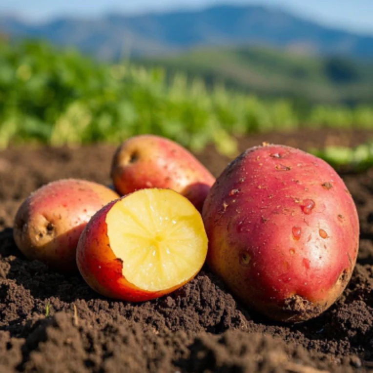 云南 高山高原红农家自种土豆