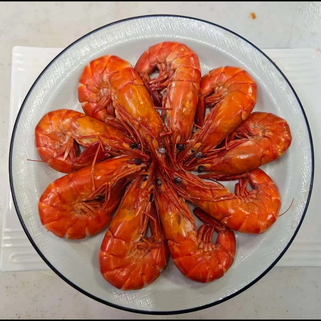 9只左右/斤 海捕大虾【净重2.6斤/盒】