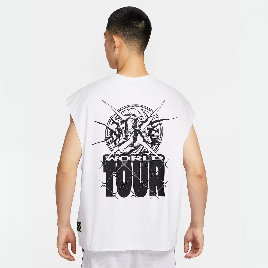 Nike/耐克官方正品红线LOGO白色短袖T恤HV1889-100