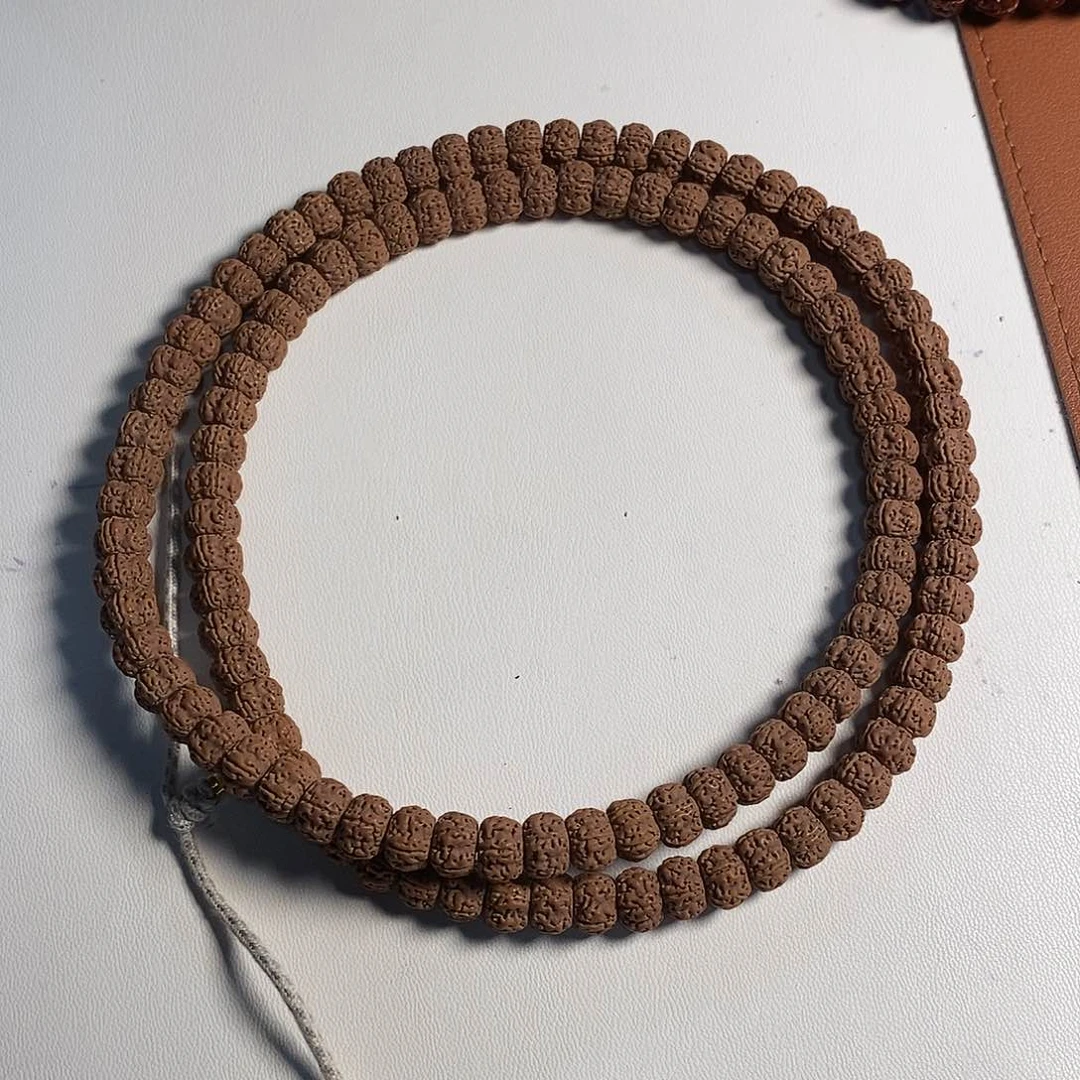 金刚菩提手串龙切梅花108尺寸10mm