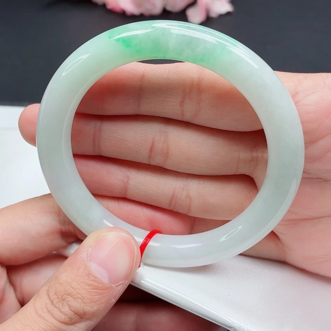 翡翠未镶嵌手镯58.4圈口