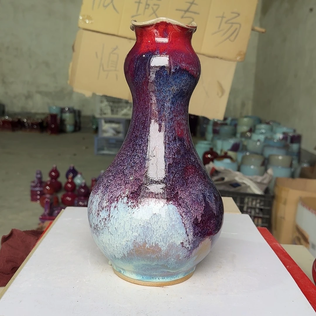 陶摆件郑家钧瓷摆件微瑕