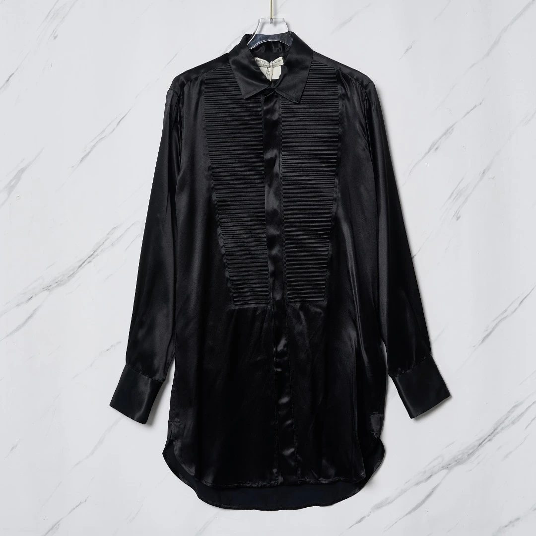 Bottega Veneta女士长款秀款衬衣BVGU00601