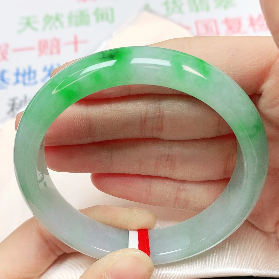 翡翠未镶嵌手镯翡翠手镯58