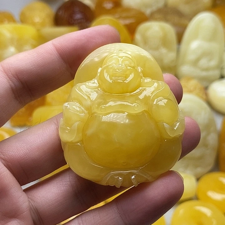 琥珀颈饰未镶嵌琥珀蜜蜡吊坠
