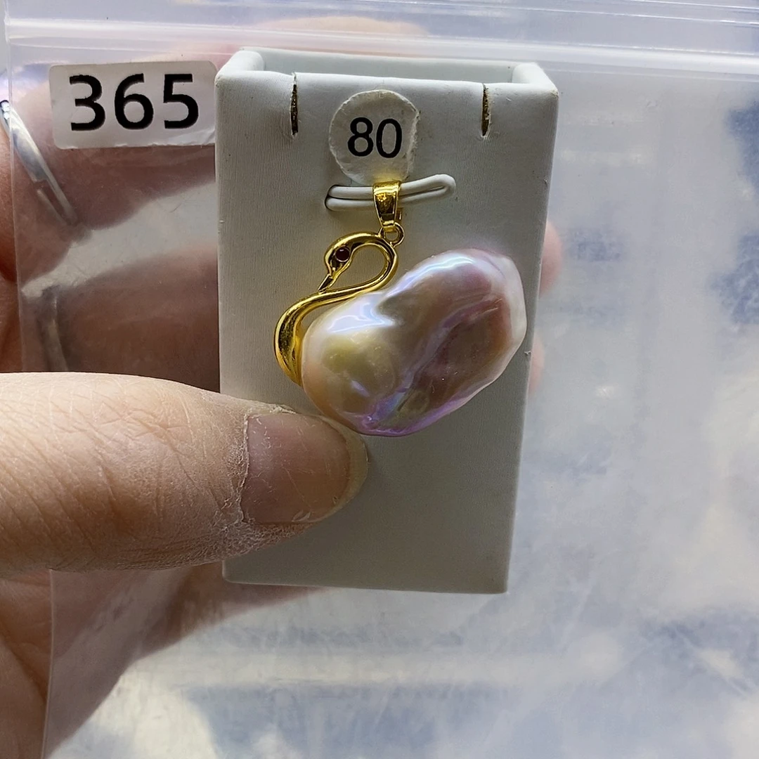 颈饰合金淡水珍珠