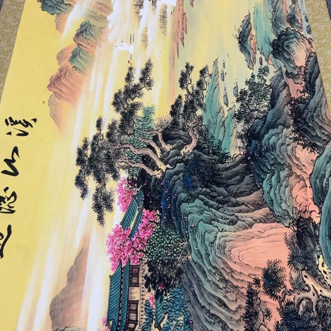 用***6QC原创横山水作品！带证书！限购一单
