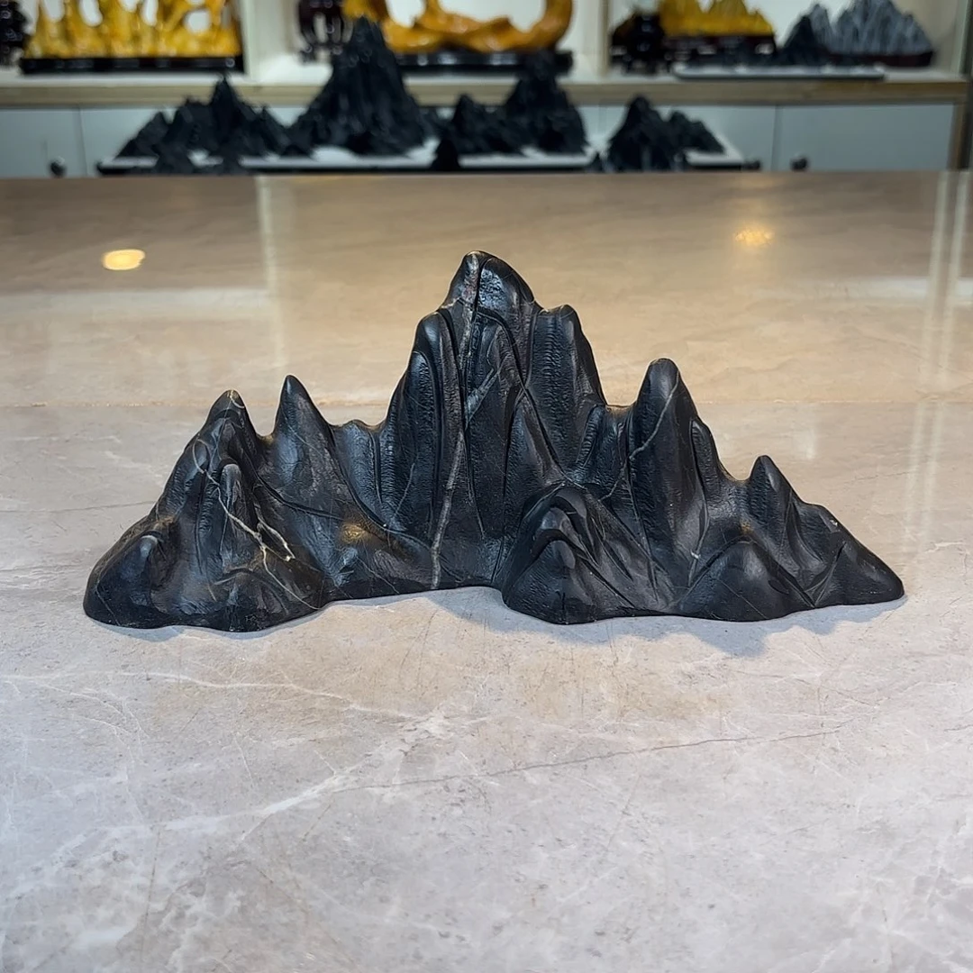 兄***怕陶灵璧石手工雕刻奇石摆件