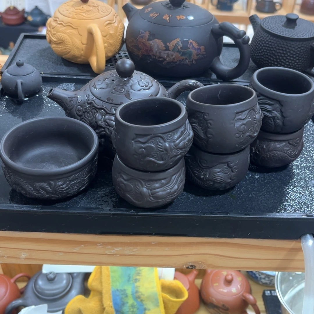 茶杯紫砂一壶1个主人杯6个客杯