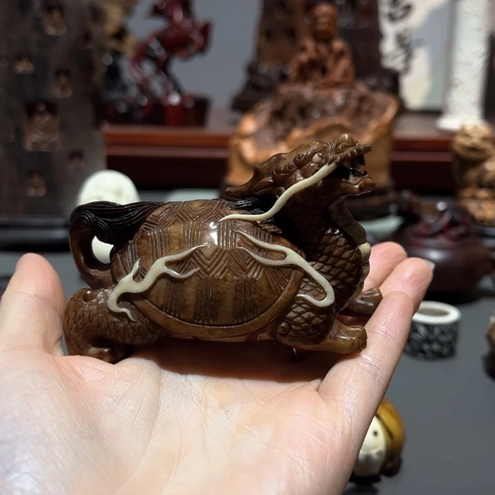 香榧木漂*鹿角工艺品摆件