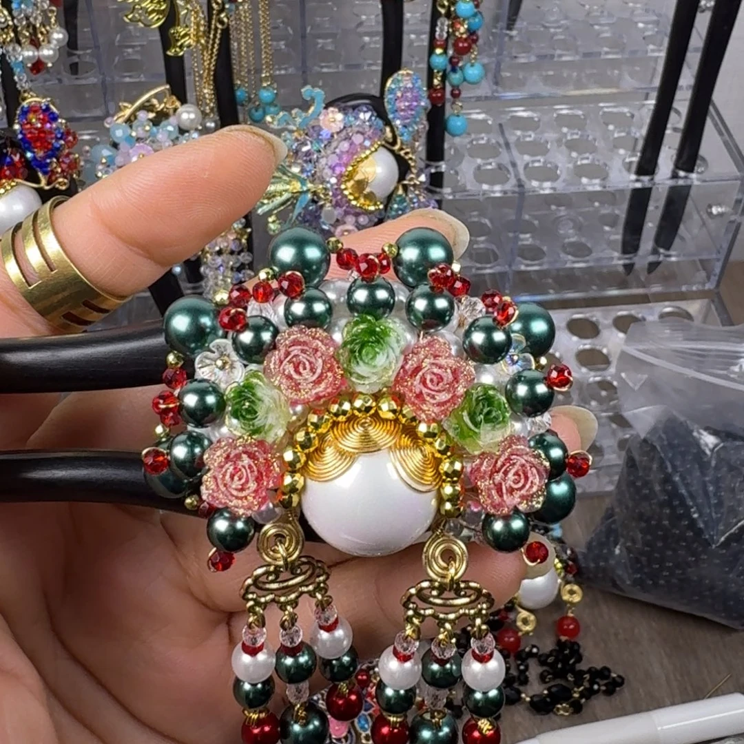 猫***了古风刀马旦发簪发饰