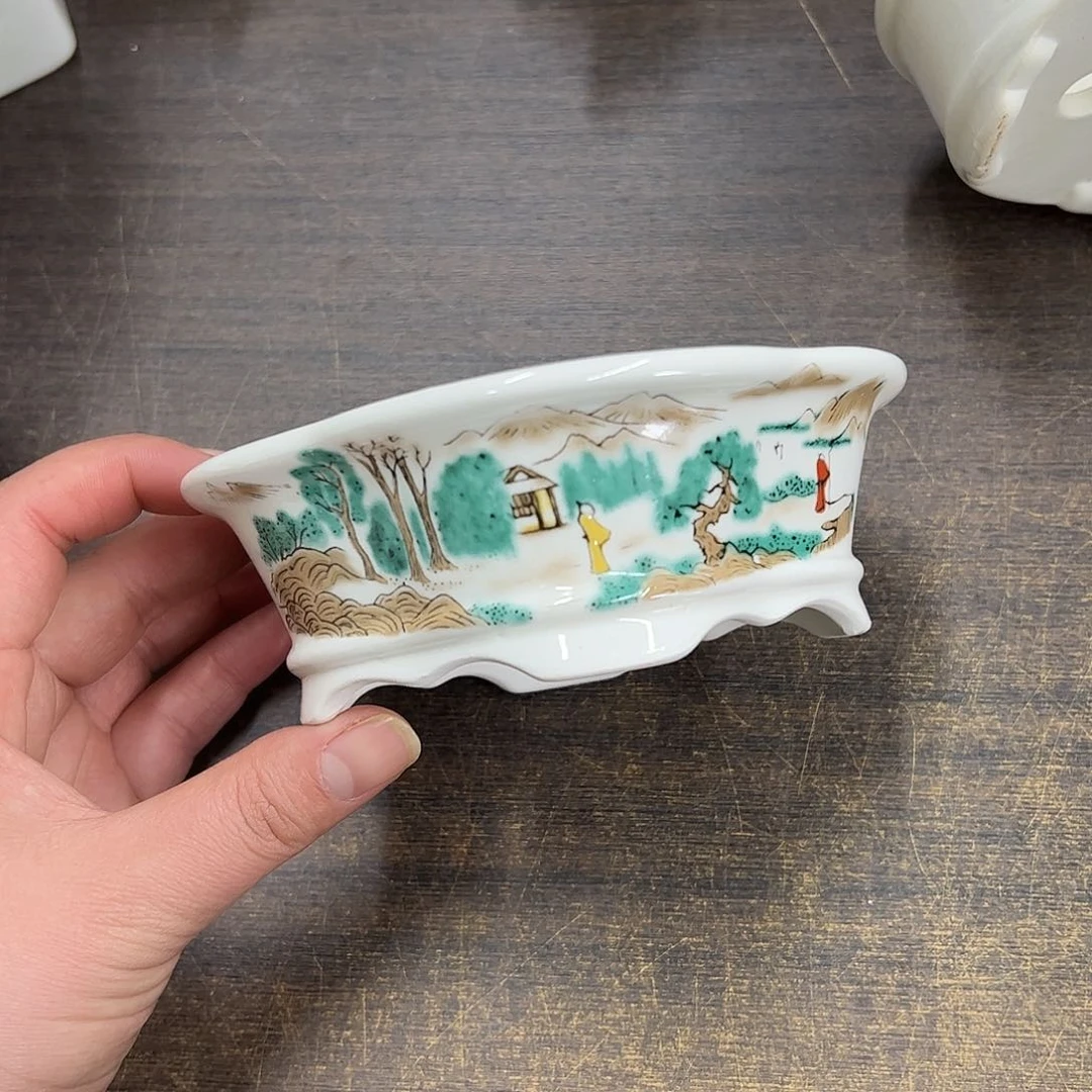 紫砂花盆728号瑕疵13/12/4cm