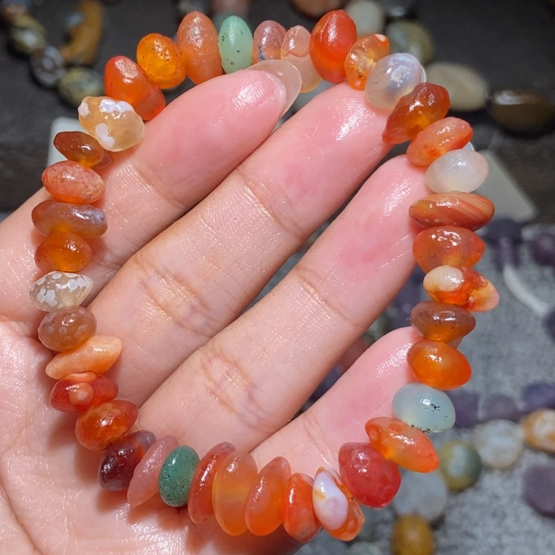 未镶嵌玛瑙/玉髓珠宝半成品