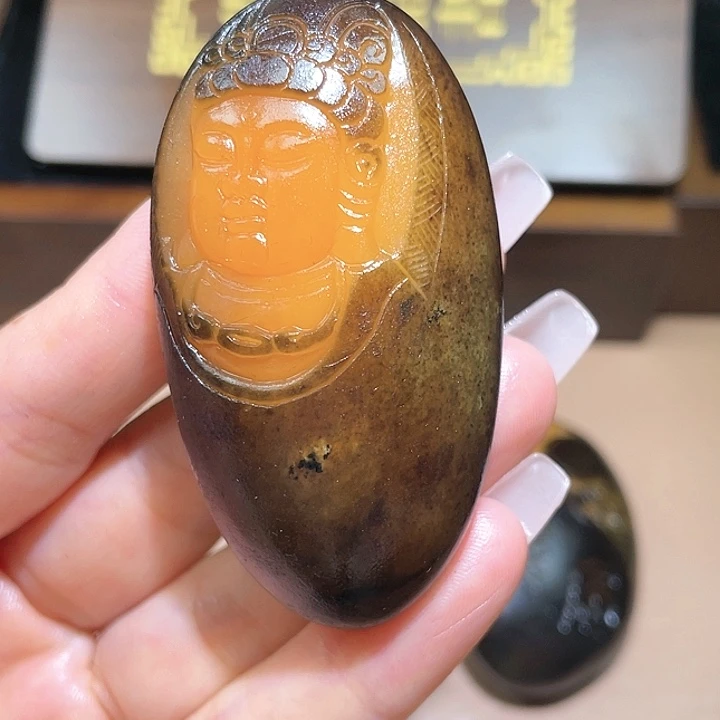 和田玉未镶嵌颈饰X7