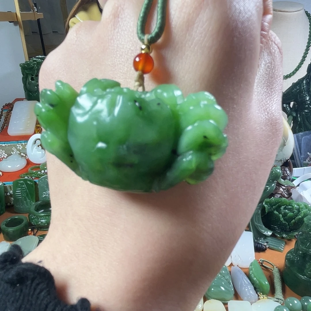 和田玉（碧玉）未镶嵌挂件