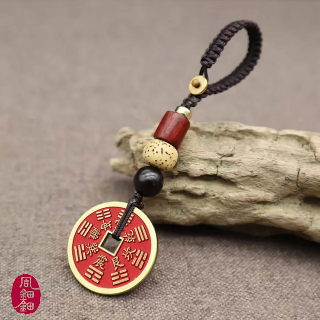 周钿钿 天然辰砂®|山鬼|天然朱砂山鬼花钱挂件
