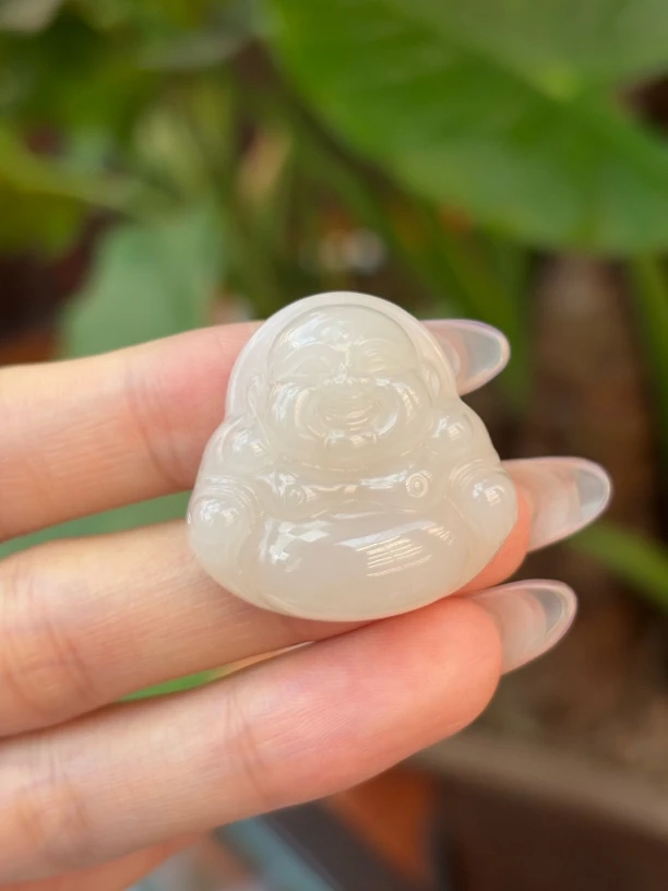 2639和田玉藕粉佛公多样性发其一30*29.7*10.6