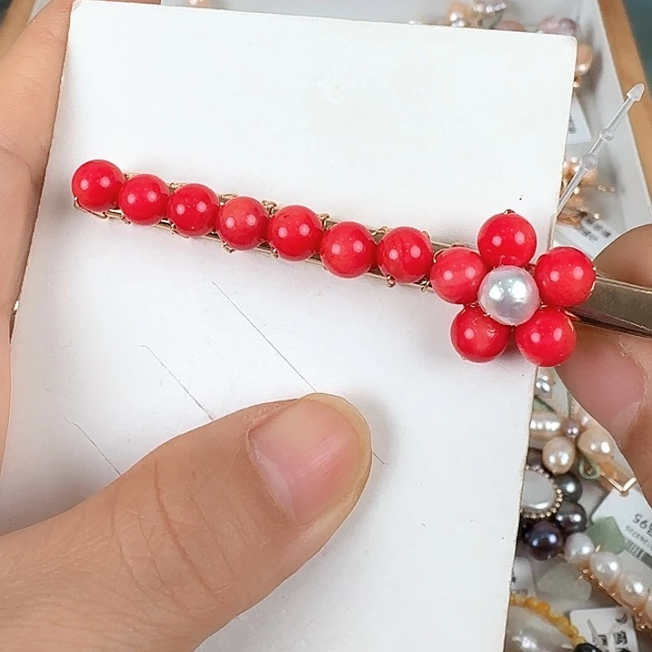 未镶嵌发饰淡水珍珠