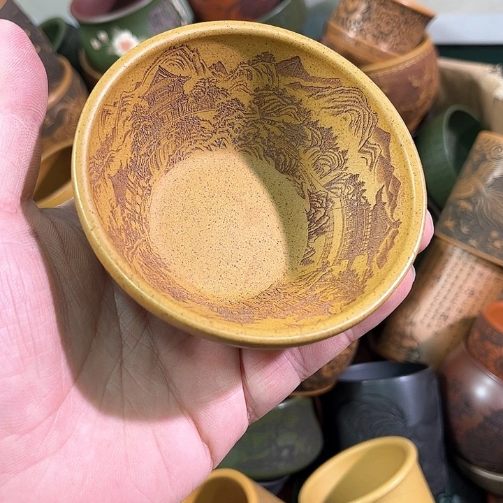 茶杯紫砂全手工紫砂主人杯