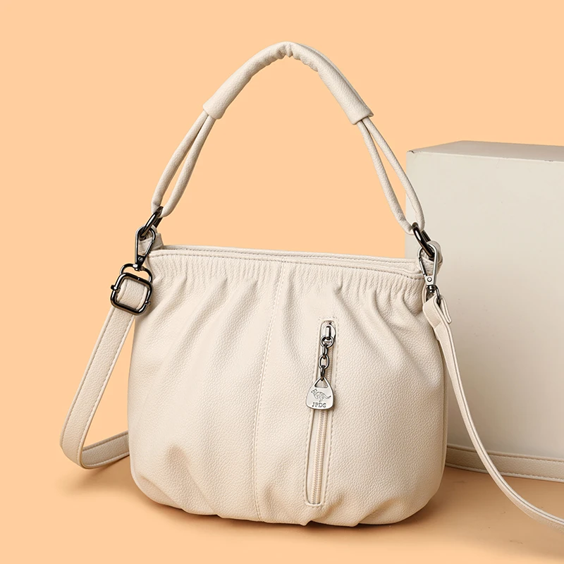 袋鼠小包女士包百搭通勤单肩包时尚斜挎小包妈妈包婆婆包上班休闲