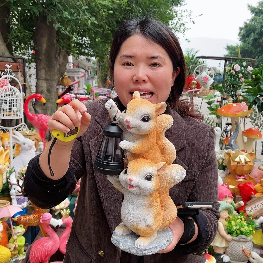 【闪购商品】无铅玻璃花园摆件&000&