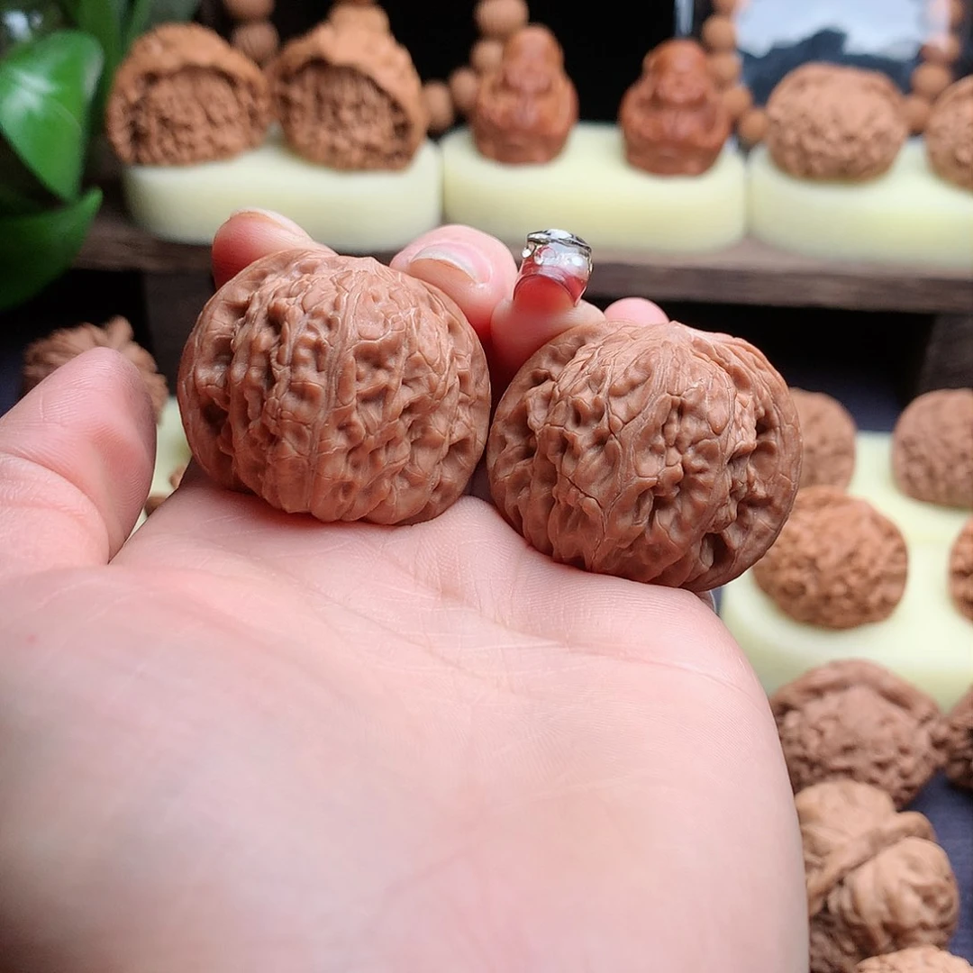 【闪购商品】文玩核桃吊坠全品磨盘石子磨正磨38