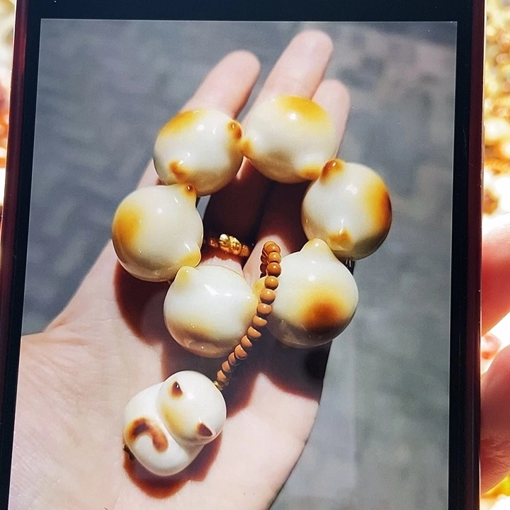 胖***语吊坠菩提根/象牙果5