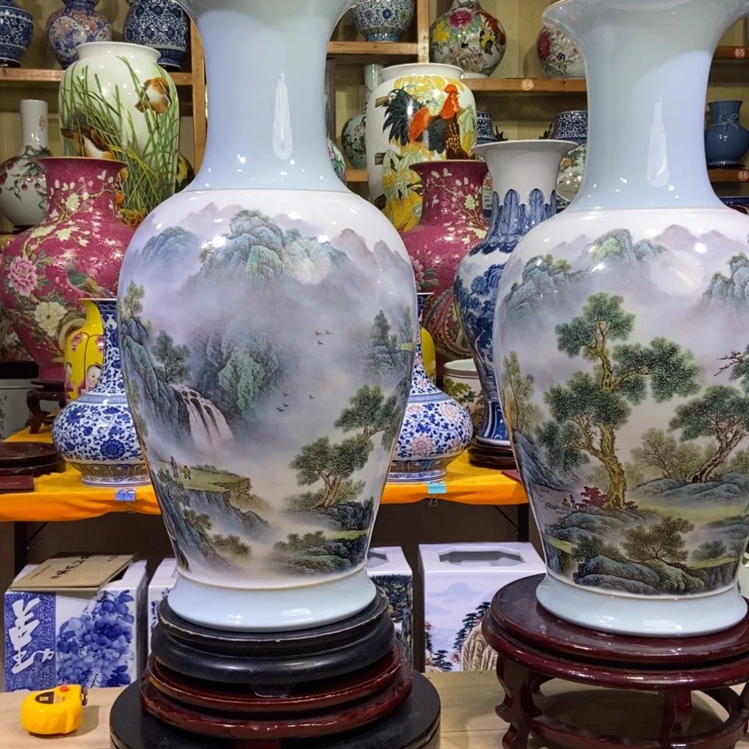 宽***心景德镇陶瓷花瓶摆件