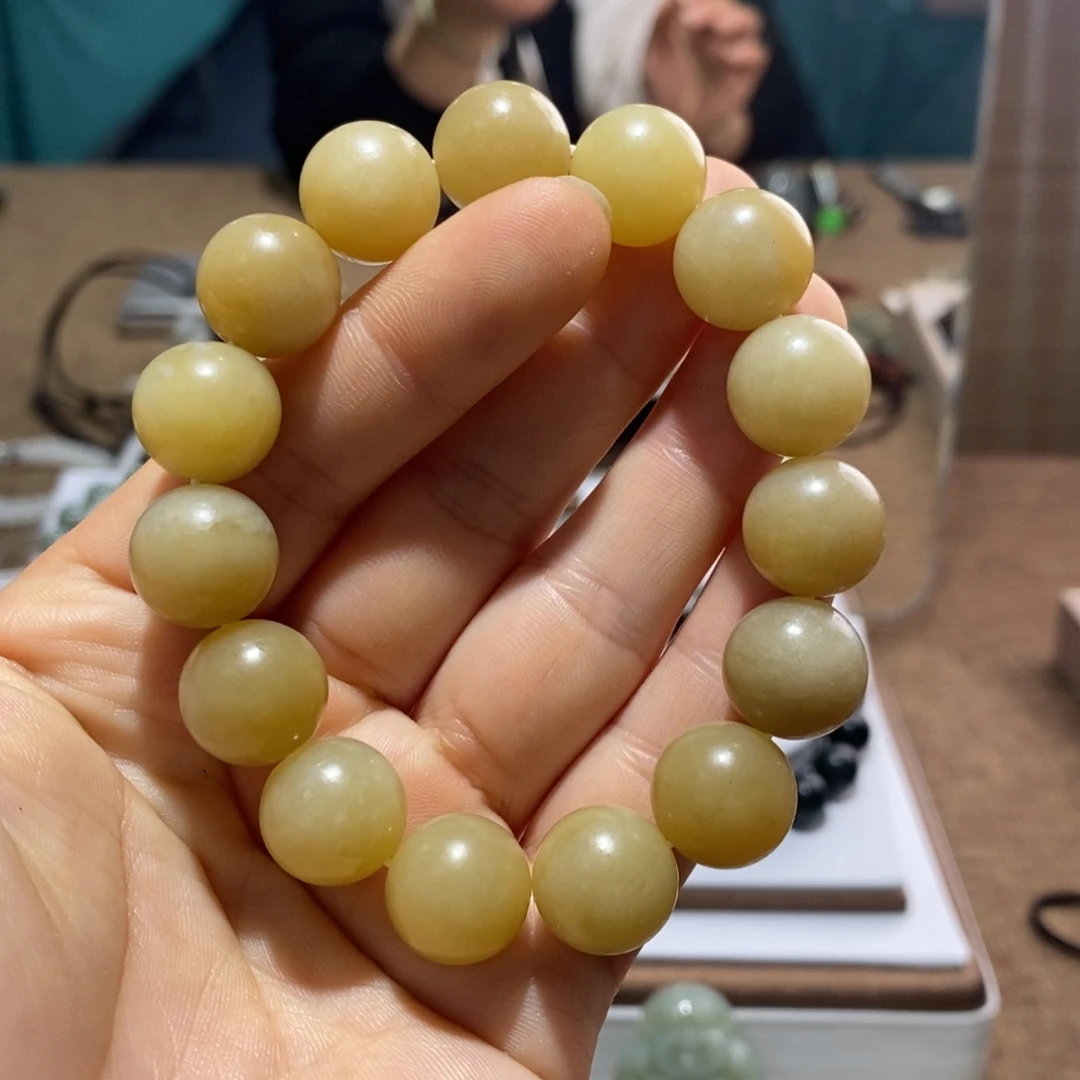 和田玉未镶嵌手链14