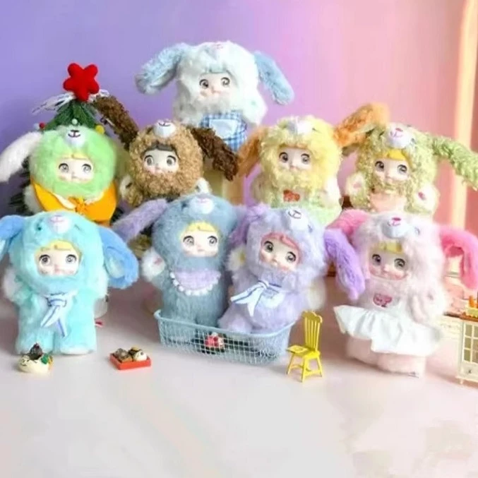 Nommi糯米儿小狗日记五代系列可爱毛绒盲盒桌面摆件送人礼物