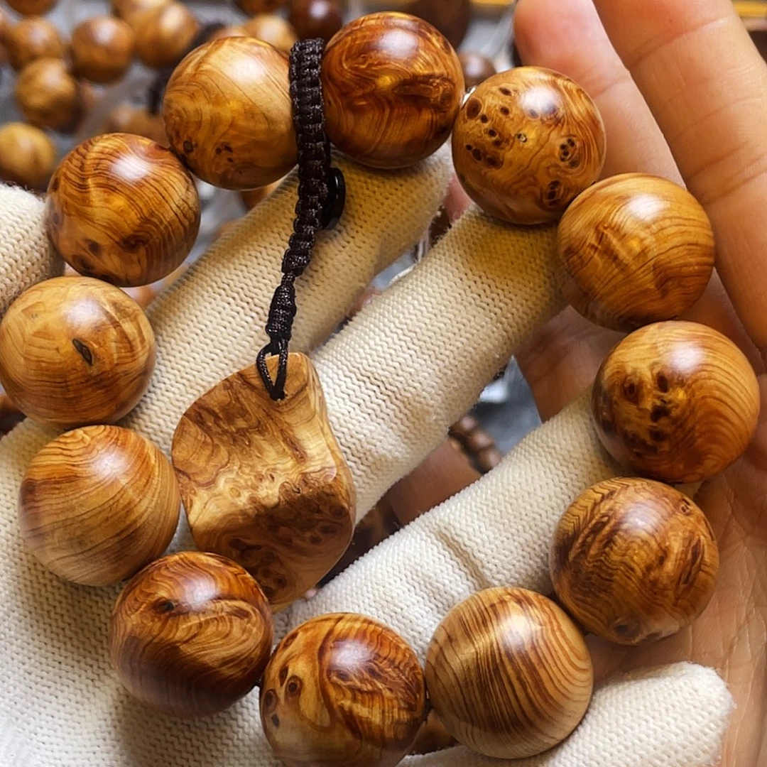 手串/手链柏木太行崖柏2.0火焰纹闪电