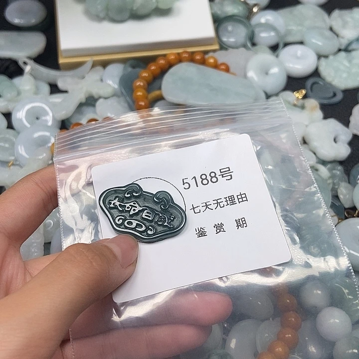 颈饰未镶嵌翡翠挂件