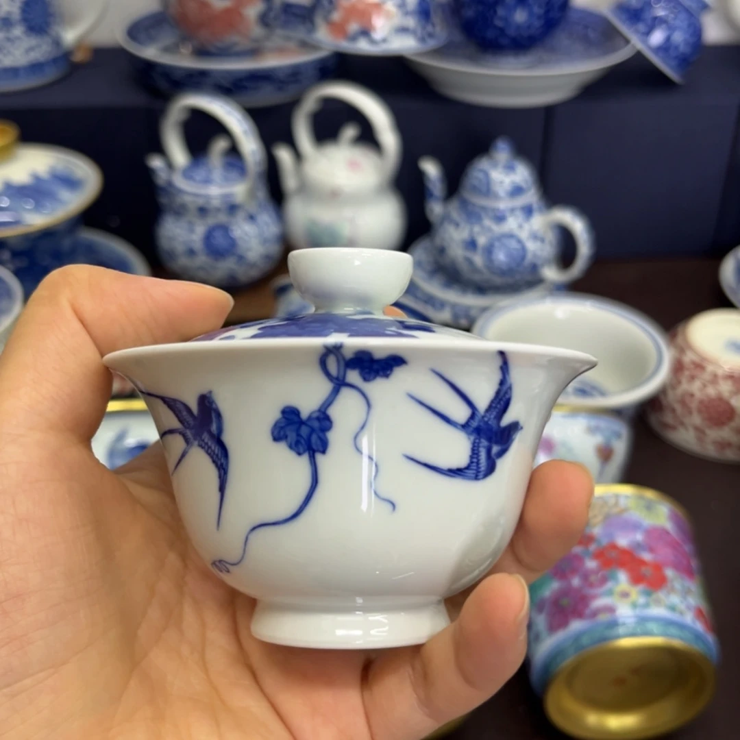 【闪购商品】景德镇手工手绘陶瓷?**寶