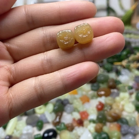 和田玉未镶嵌挂件98一个多样性发货