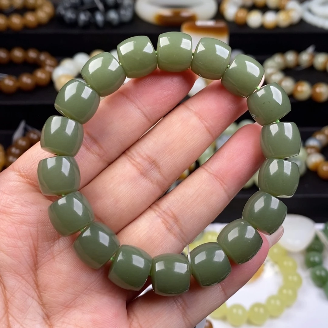 和田玉手串未镶嵌