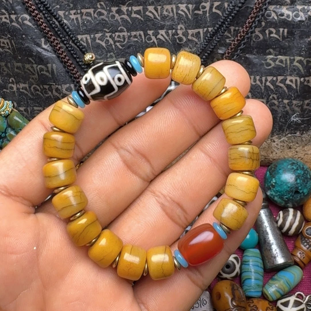 金刚菩提手串牦牛骨