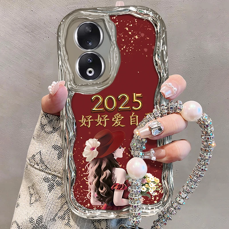 适用于【华为】荣耀90时尚好好爱自己女款高级感手机壳