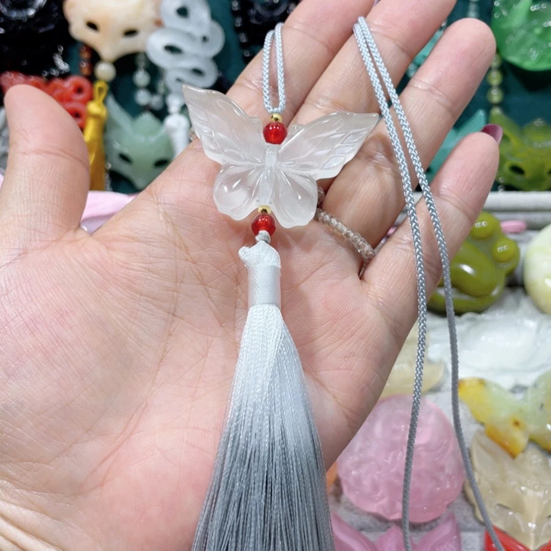 【闪购商品】未镶嵌岫玉颈饰19项链