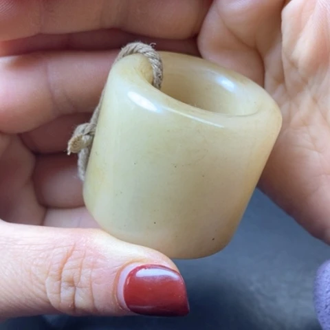 白玉菩提吊坠摆件