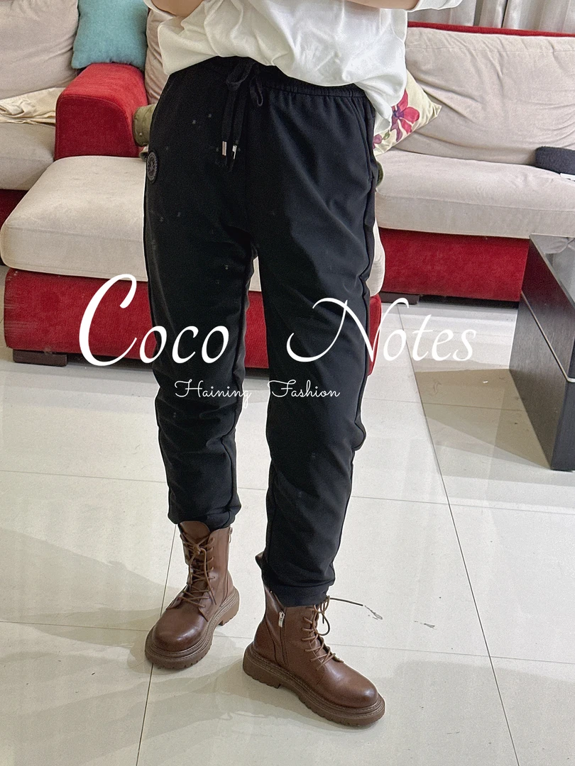 COCO NOTES【男女同型】鹅绒裤保暖百搭长款裤子