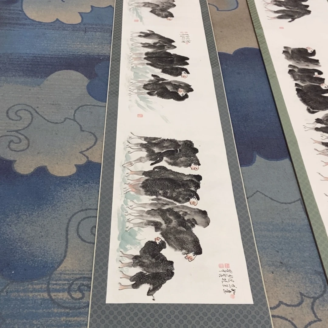 泉***夫国画墨鱼精品墨鱼精品