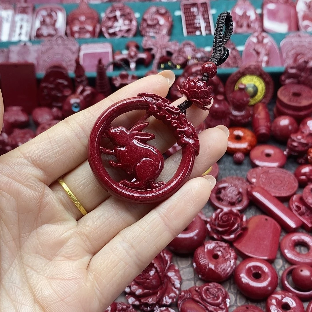 天然辰砂朱砂手机链