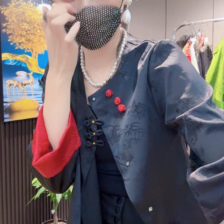 小***盆外套L套外套黑色休闲