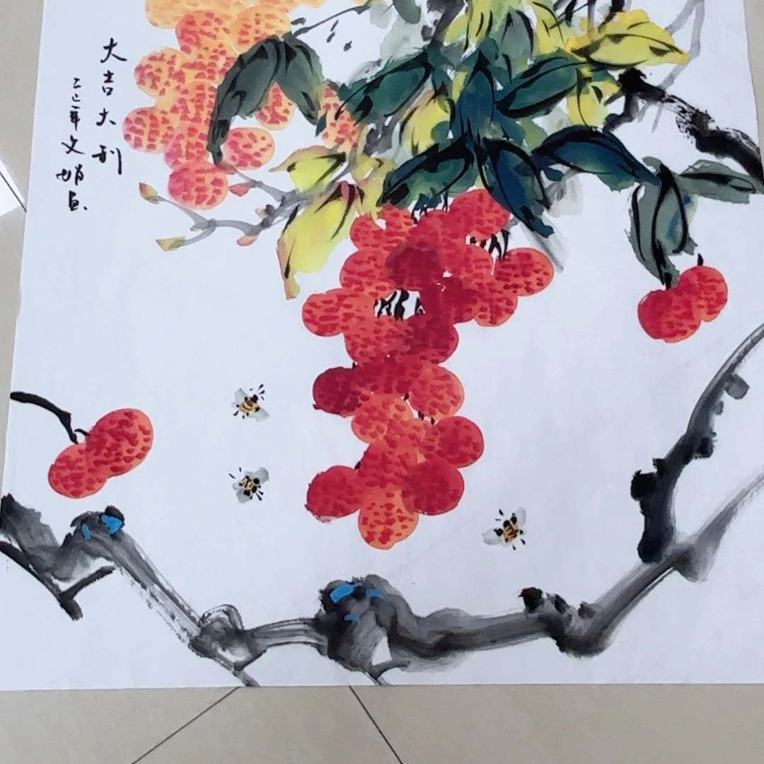 国画国画作品多次